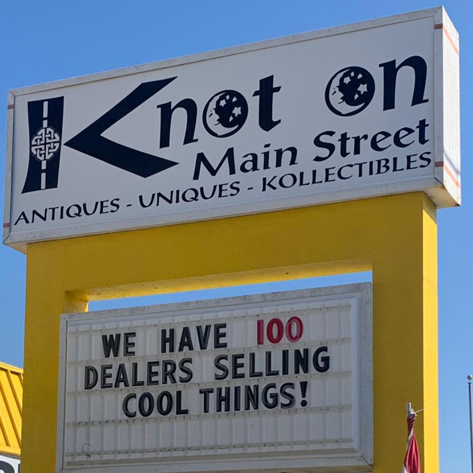 Knot on Main Street dealer sign