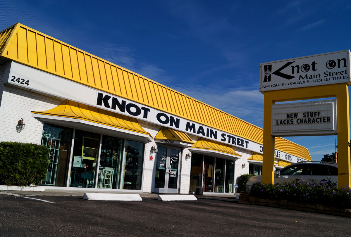Inside Knot on Main Street antique mall